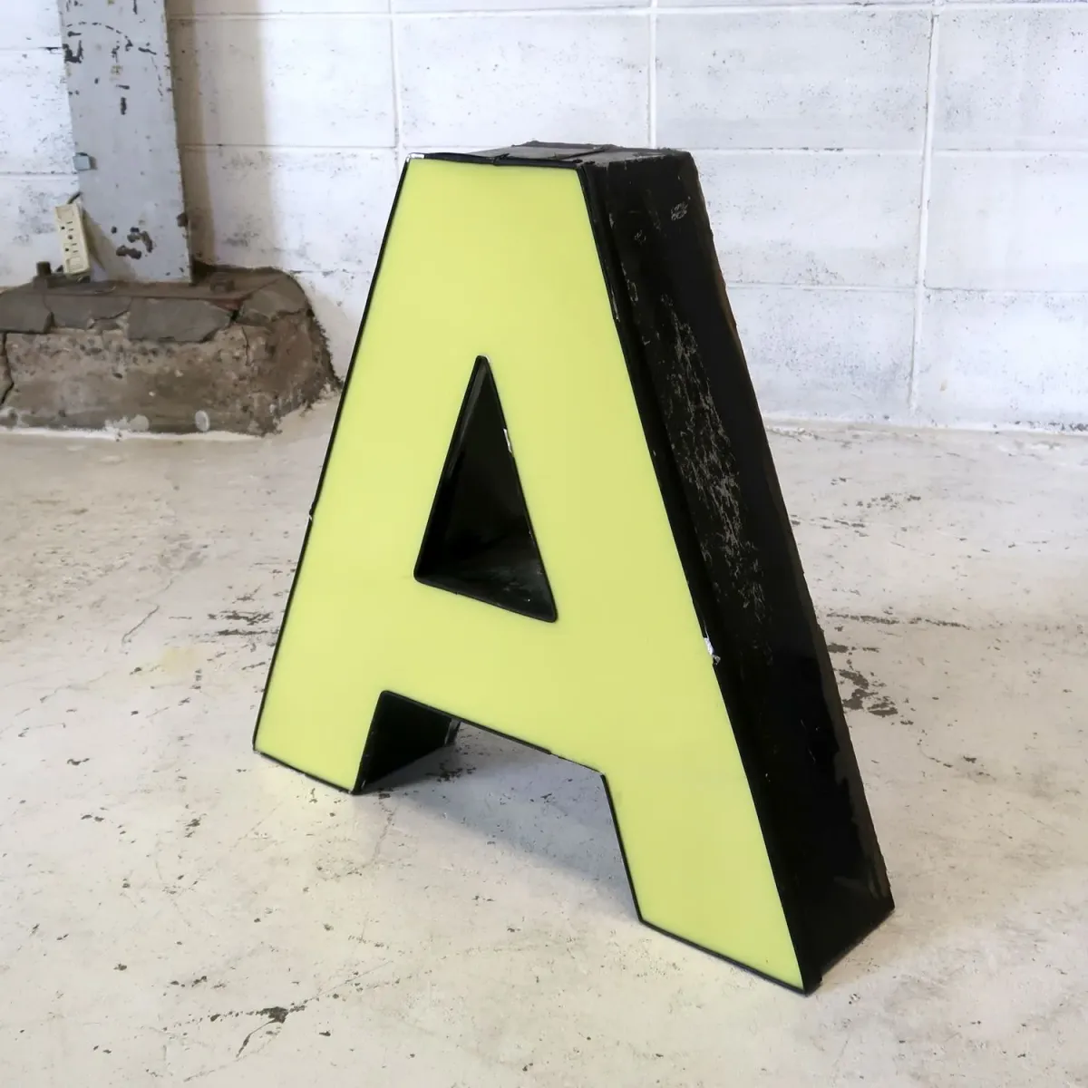 ビンテージ レターサイン 大型 A