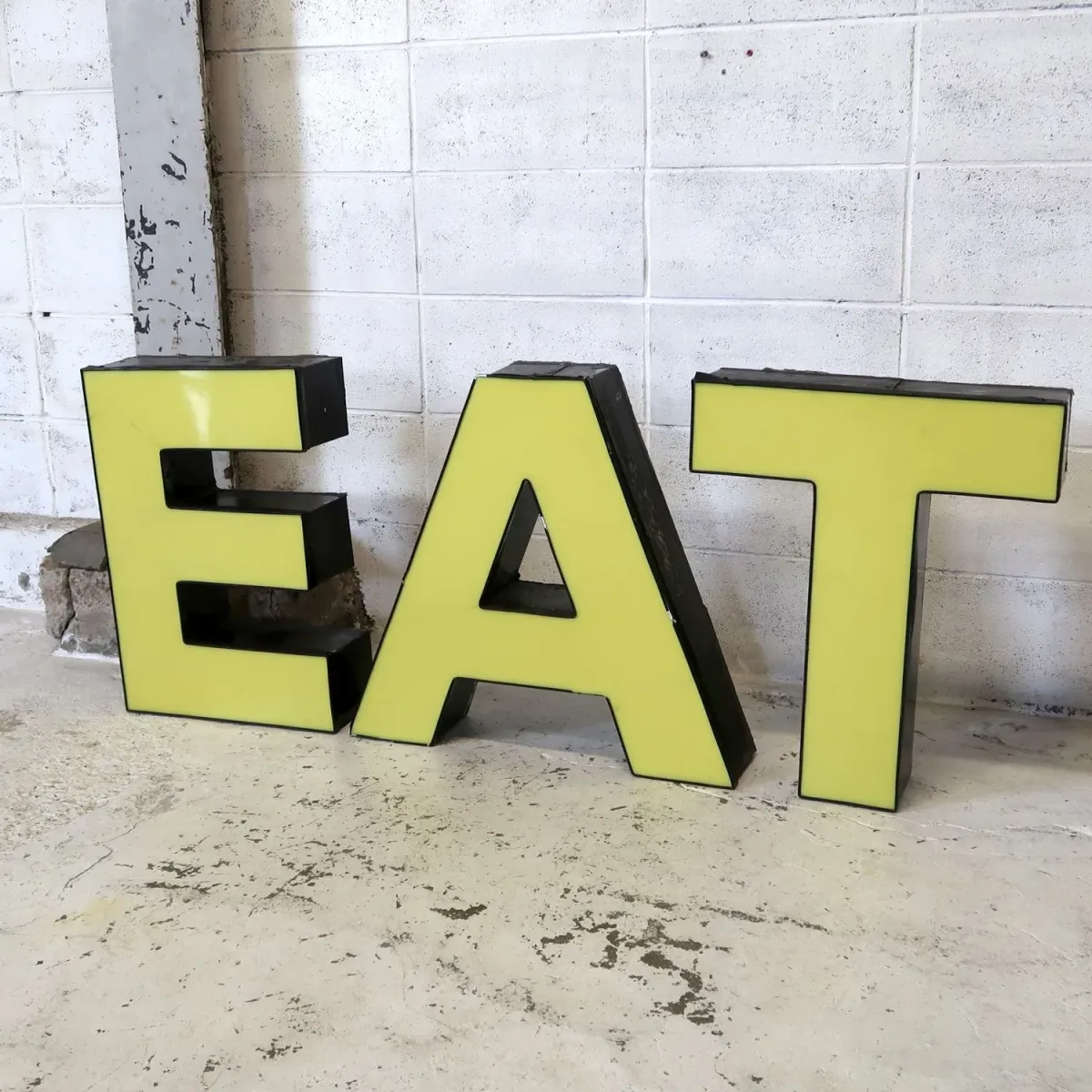 ビンテージ レターサイン 大型 T