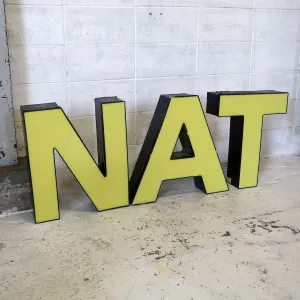 ビンテージ レターサイン 大型 N