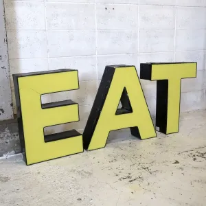 ビンテージ レターサイン 大型 E