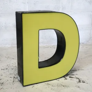 ビンテージ レターサイン 大型 D