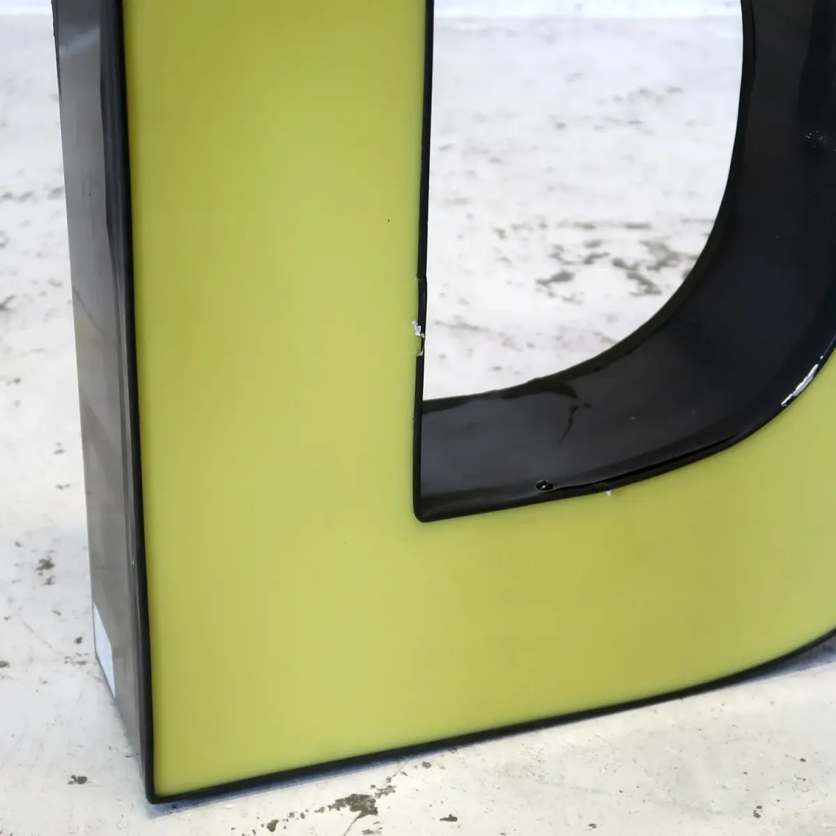 ビンテージ レターサイン 大型 D