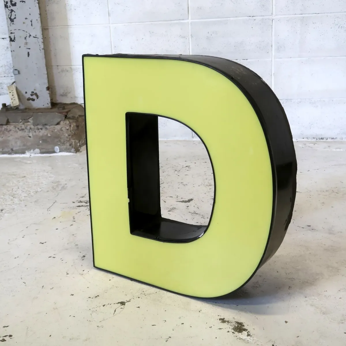 ビンテージ レターサイン 大型 D