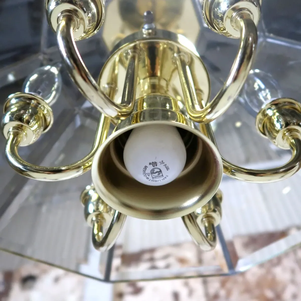 ステンドグラス キャンドルランプ 7灯