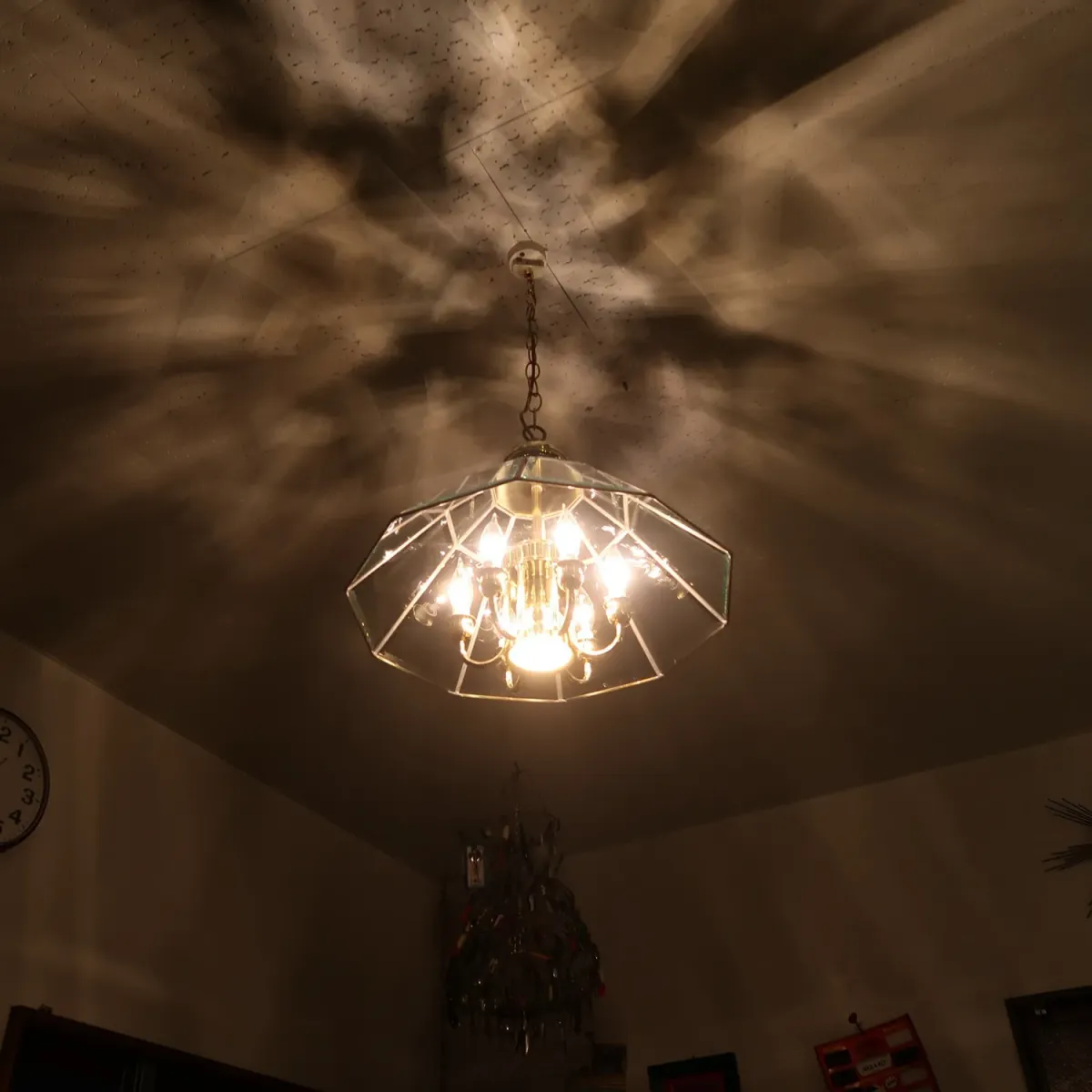 ステンドグラス キャンドルランプ 7灯