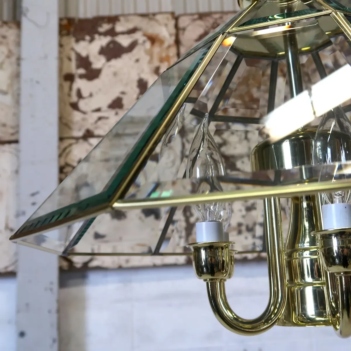 ステンドグラス キャンドルランプ 7灯