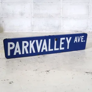 ビンテージ 両面ストリートサイン ホーロー