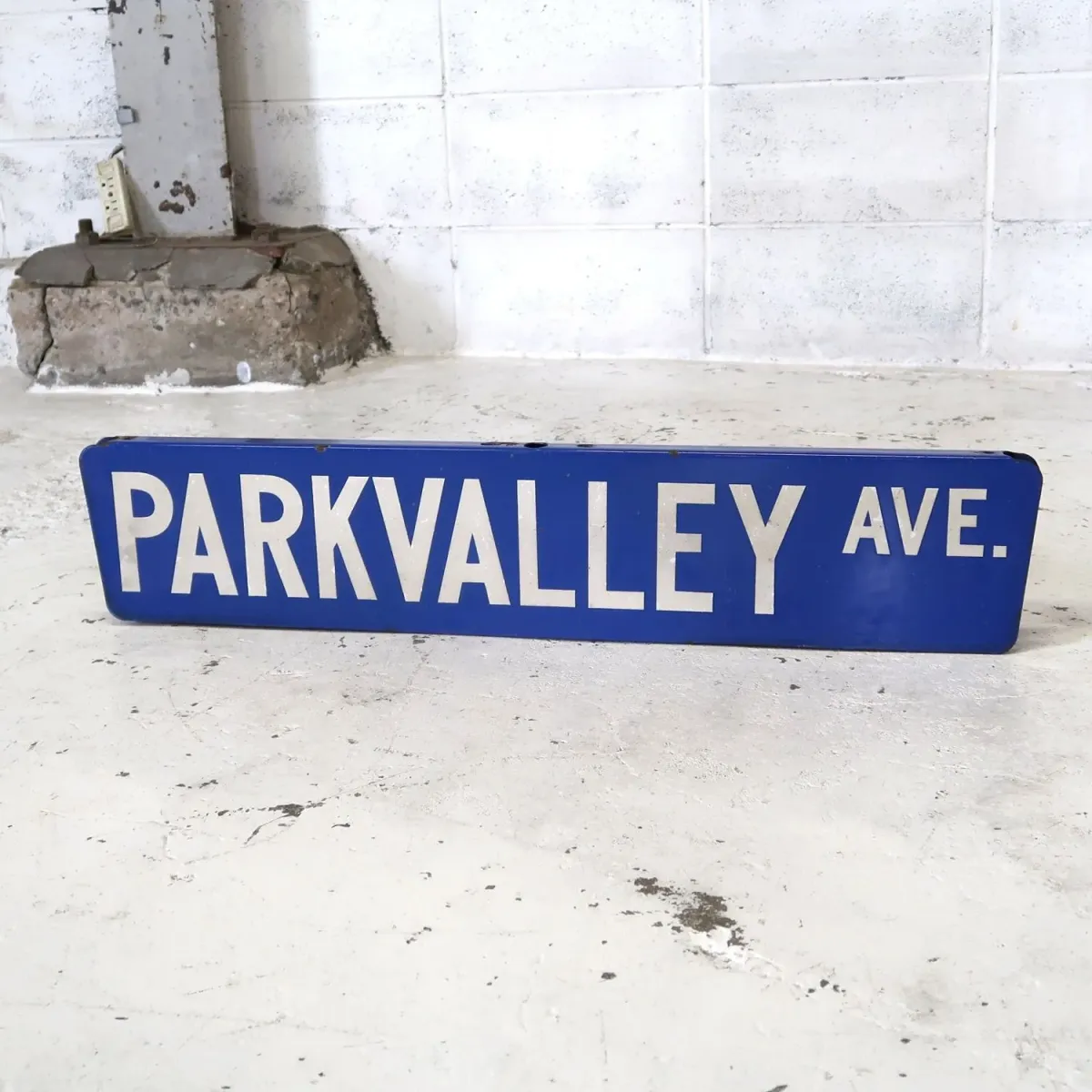 ビンテージ 両面ストリートサイン ホーロー