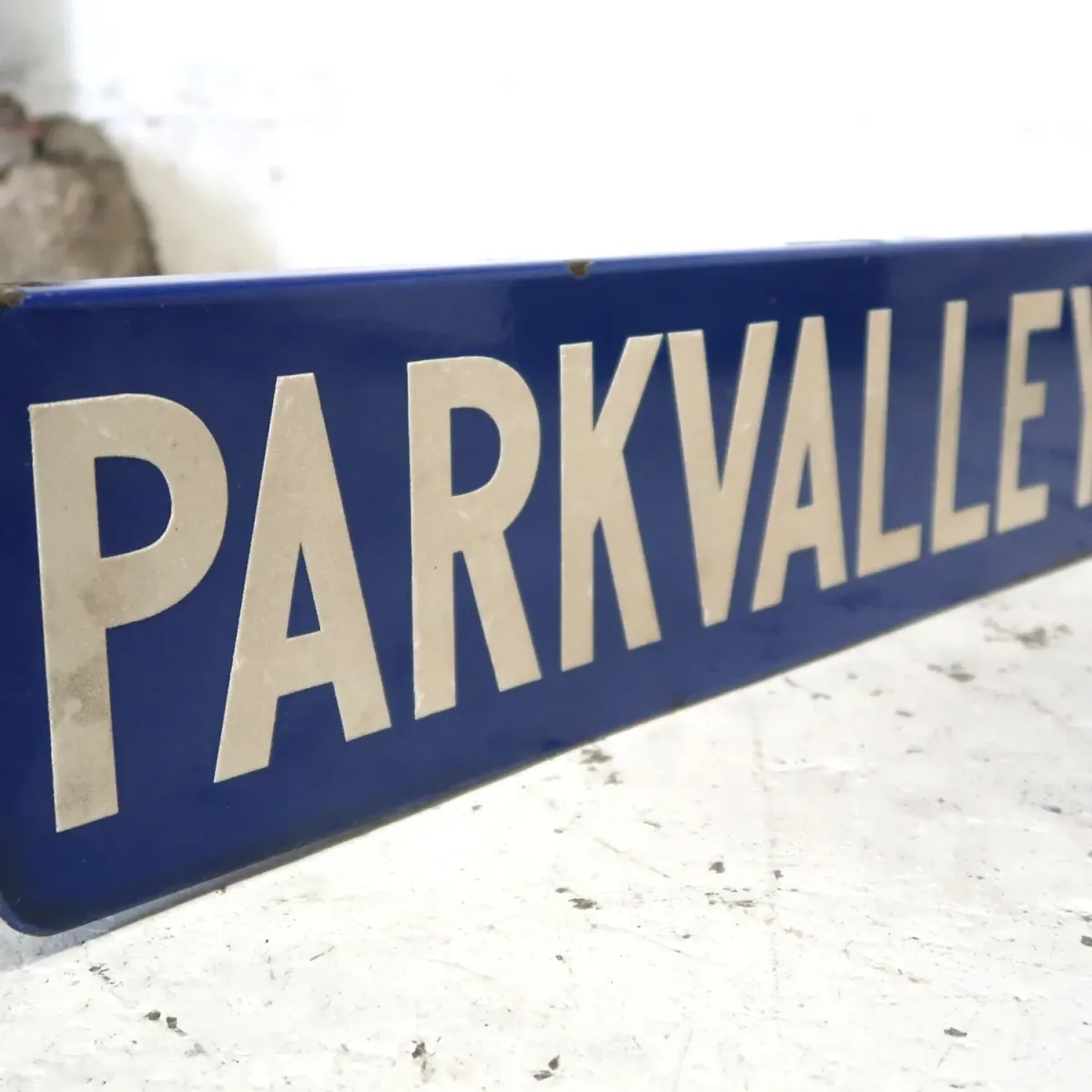 ビンテージ 両面ストリートサイン ホーロー