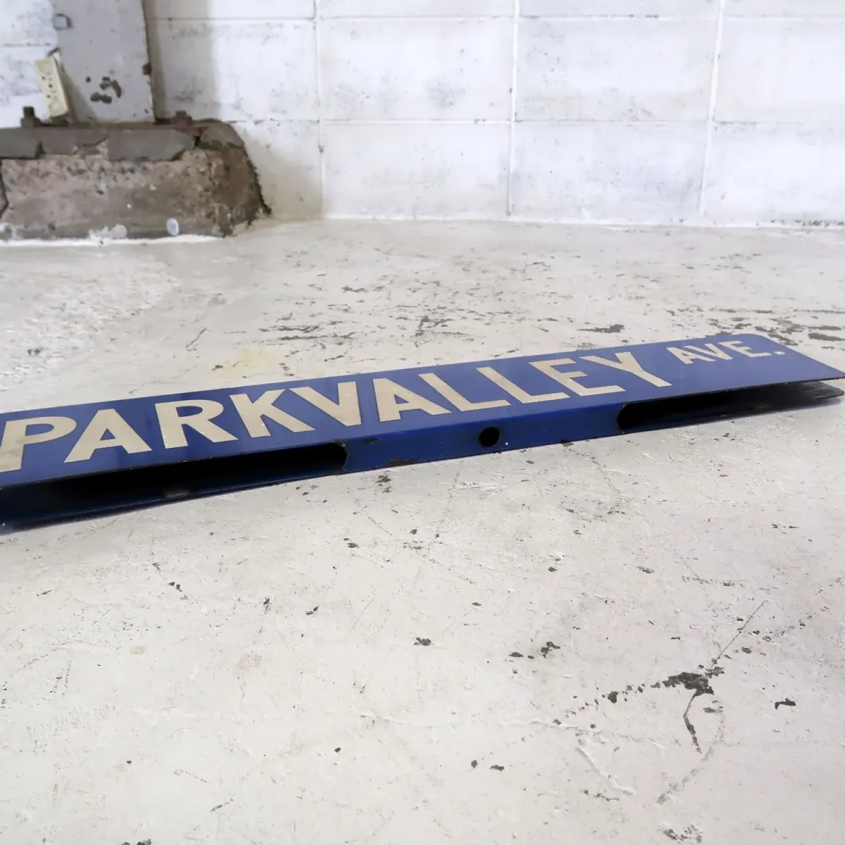 ビンテージ 両面ストリートサイン ホーロー