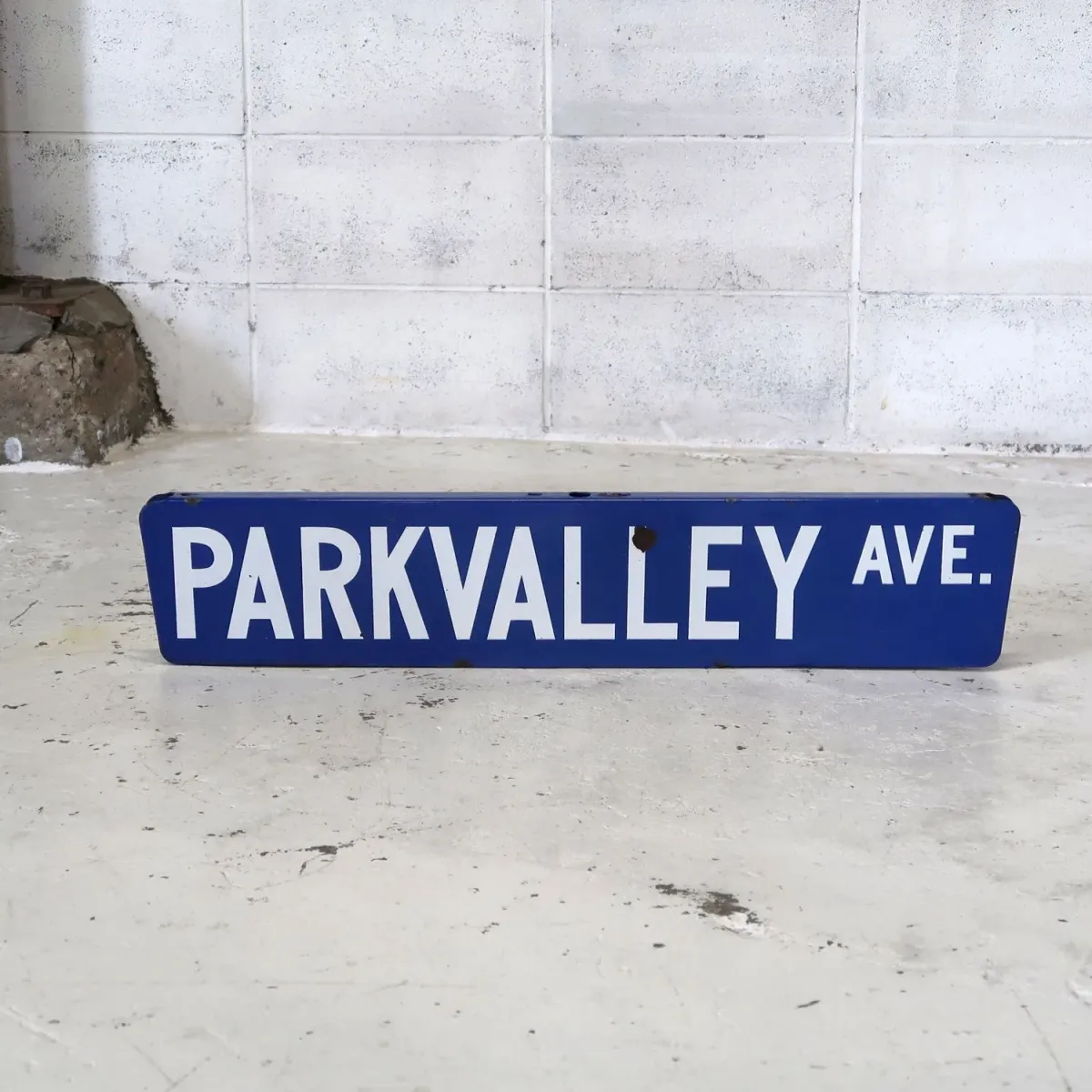 ビンテージ 両面ストリートサイン ホーロー