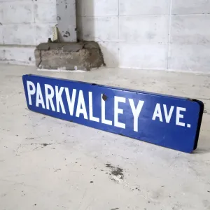 ビンテージ 両面ストリートサイン ホーロー