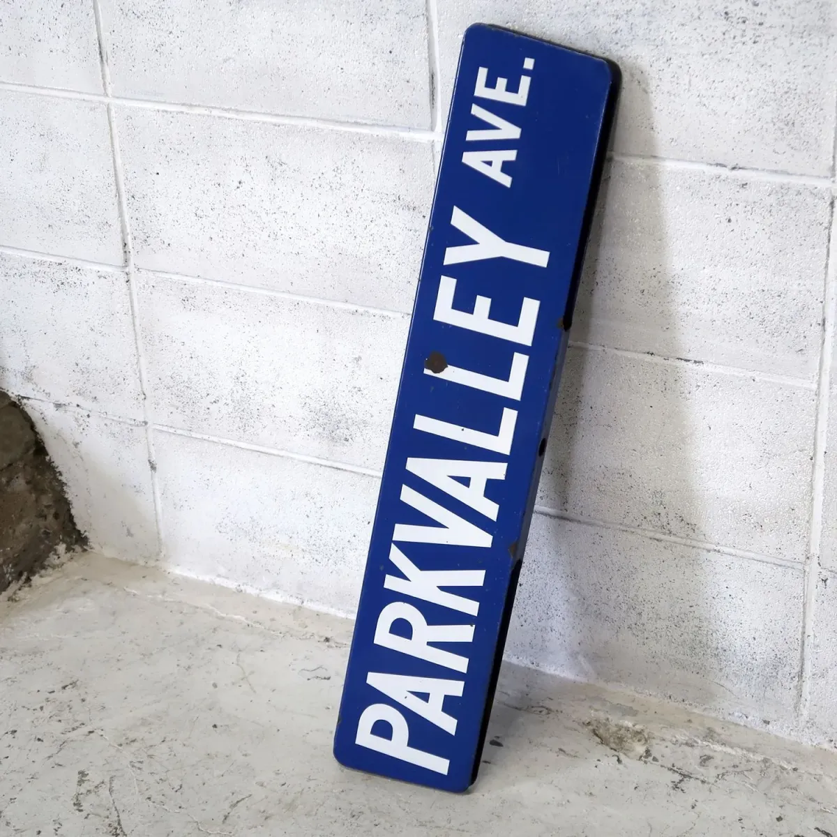 ビンテージ 両面ストリートサイン ホーロー