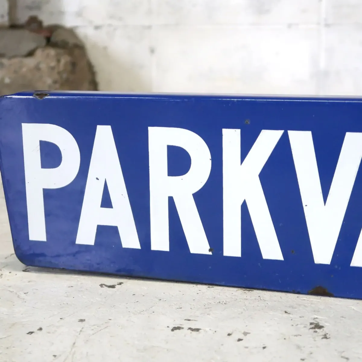 ビンテージ 両面ストリートサイン ホーロー