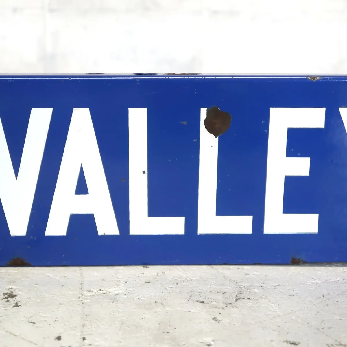 ビンテージ 両面ストリートサイン ホーロー