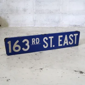 ビンテージ 両面ストリートサイン ホーロー