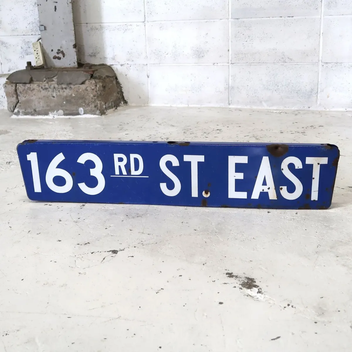 ビンテージ 両面ストリートサイン ホーロー