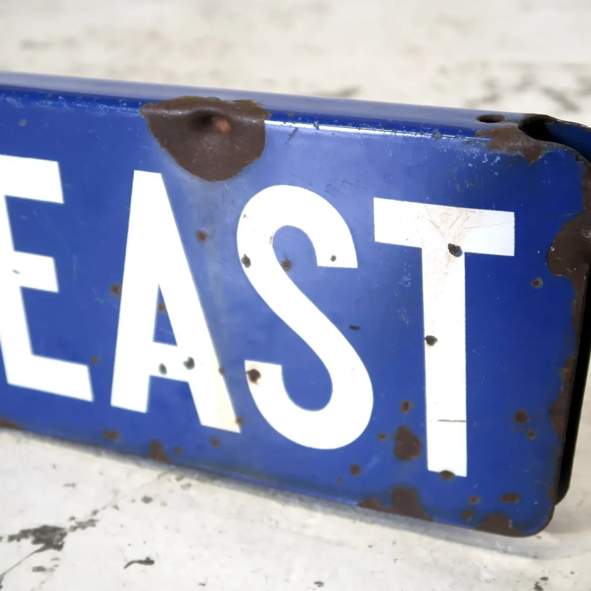 ビンテージ 両面ストリートサイン ホーロー