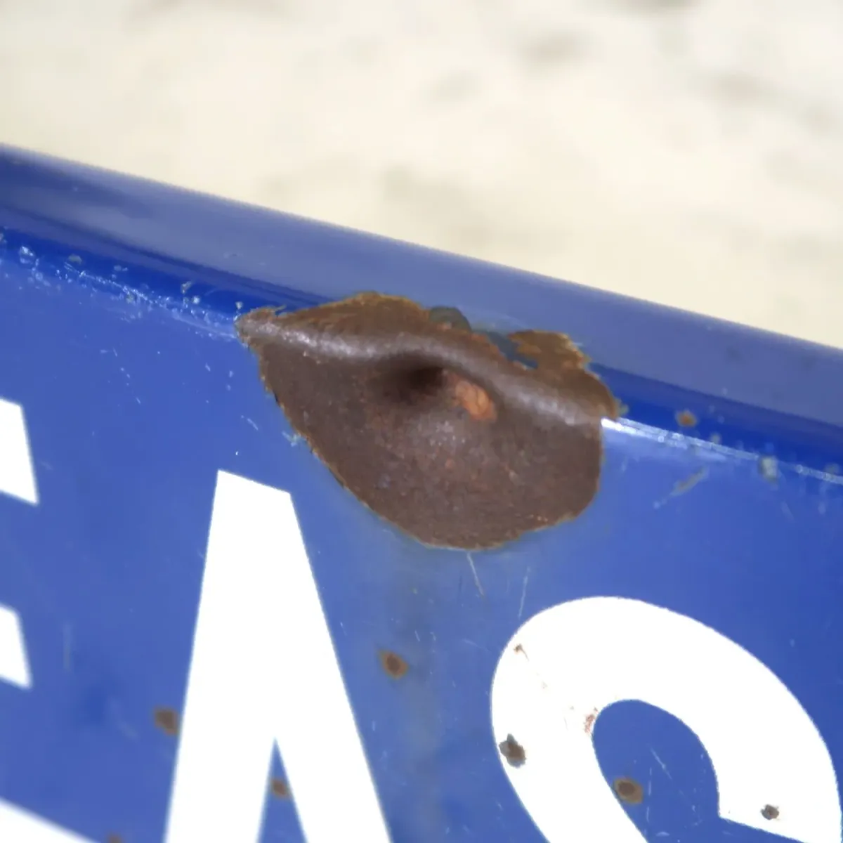 ビンテージ 両面ストリートサイン ホーロー