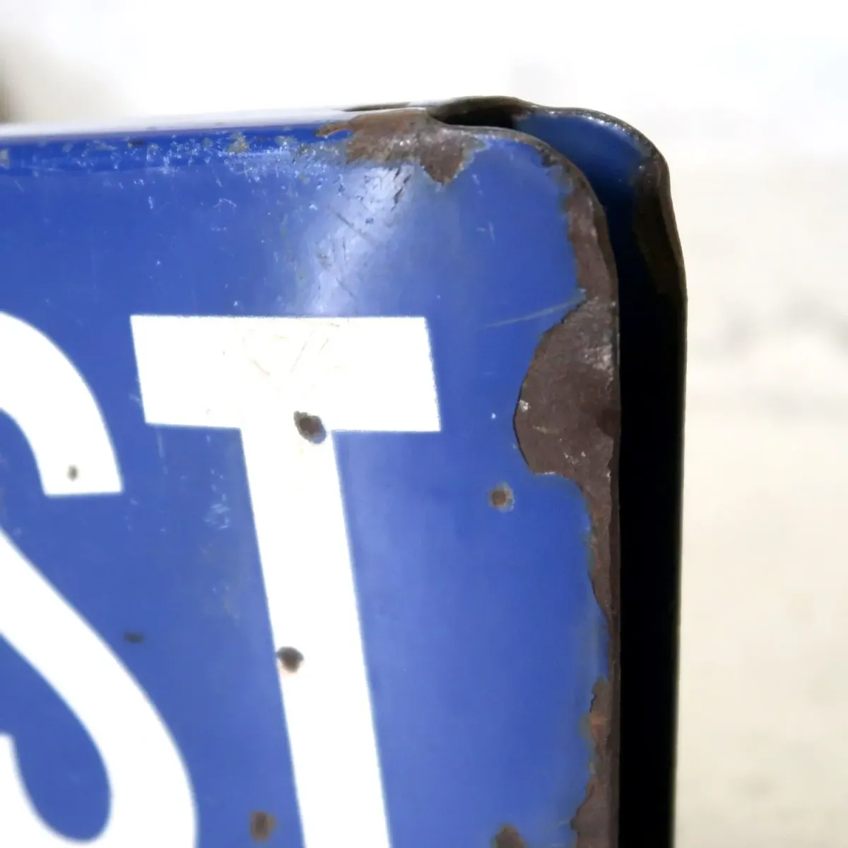 ビンテージ 両面ストリートサイン ホーロー