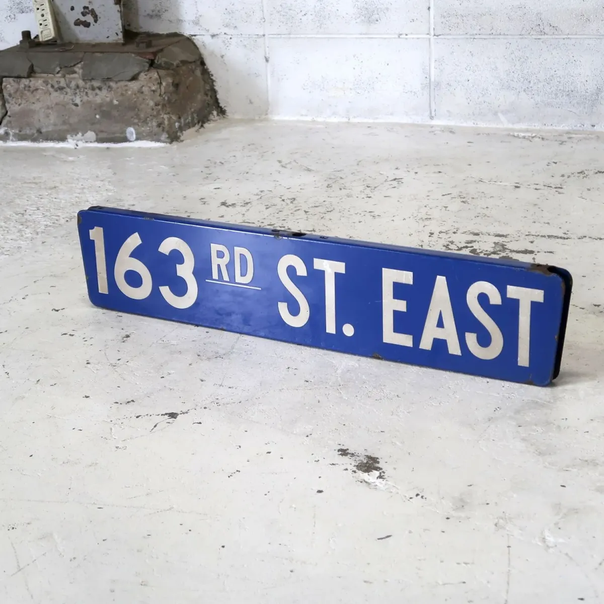 ビンテージ 両面ストリートサイン ホーロー