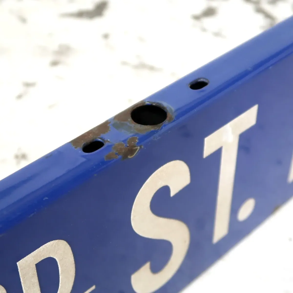 ビンテージ 両面ストリートサイン ホーロー