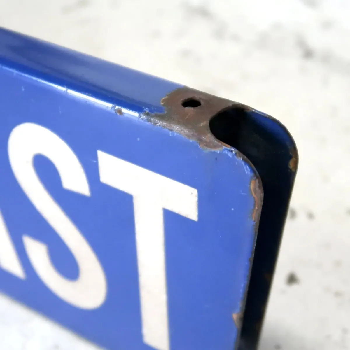 ビンテージ 両面ストリートサイン ホーロー