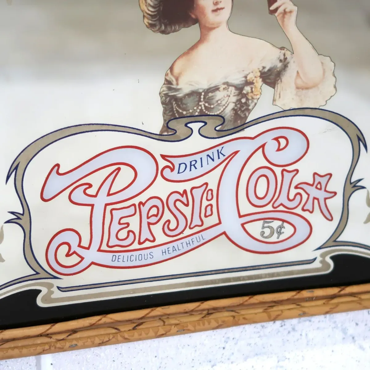 ペプシコーラ ビンテージ パブミラー