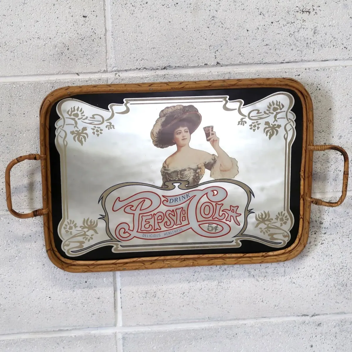 ペプシコーラ ビンテージ パブミラー