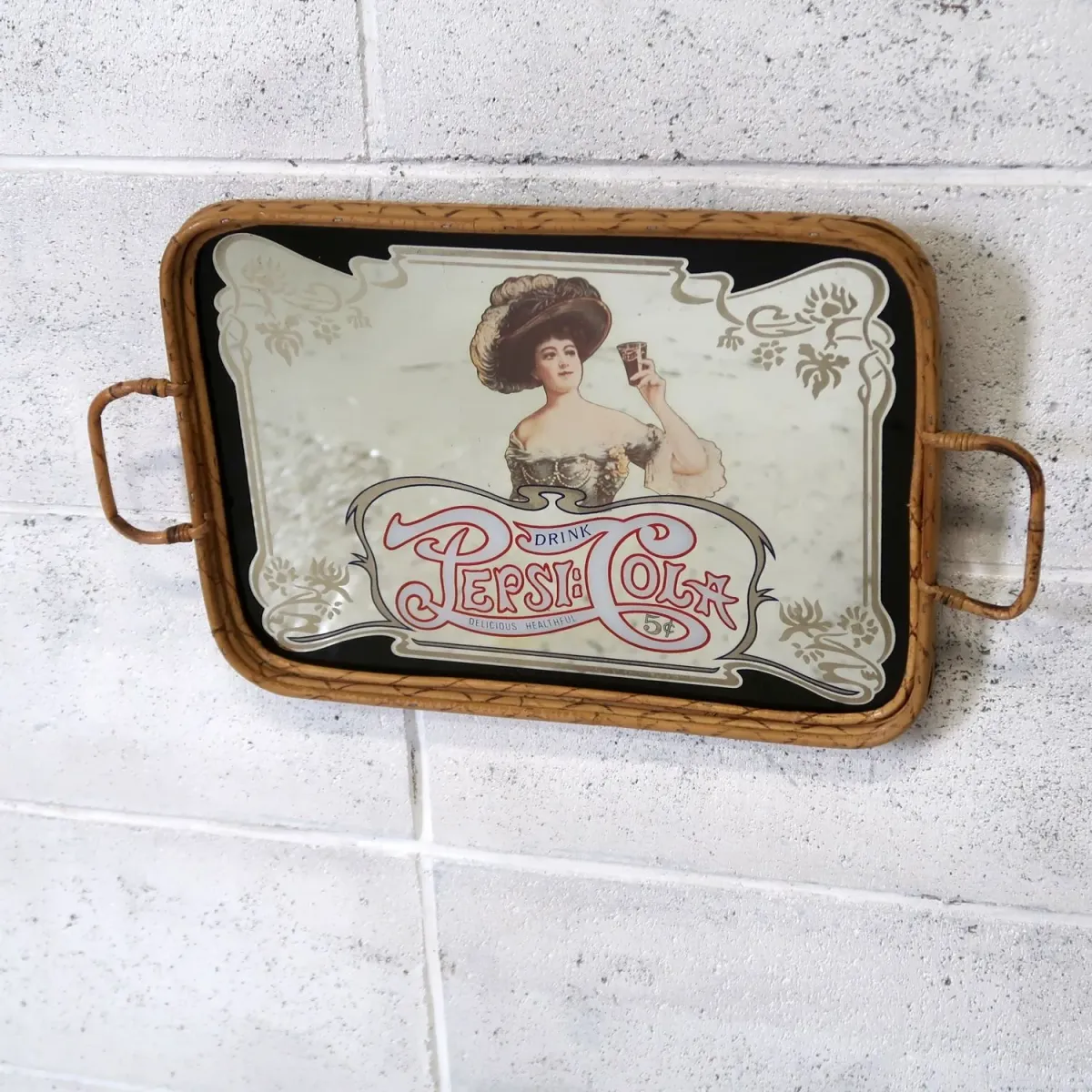 ペプシコーラ ビンテージ パブミラー