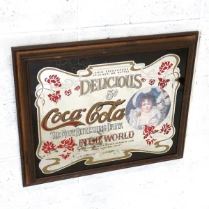 Coca Cola ビンテージ パブミラー