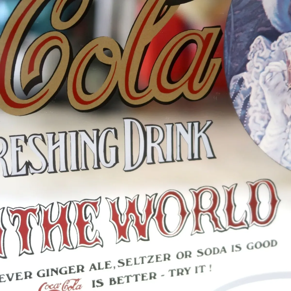 Coca Cola ビンテージ パブミラー