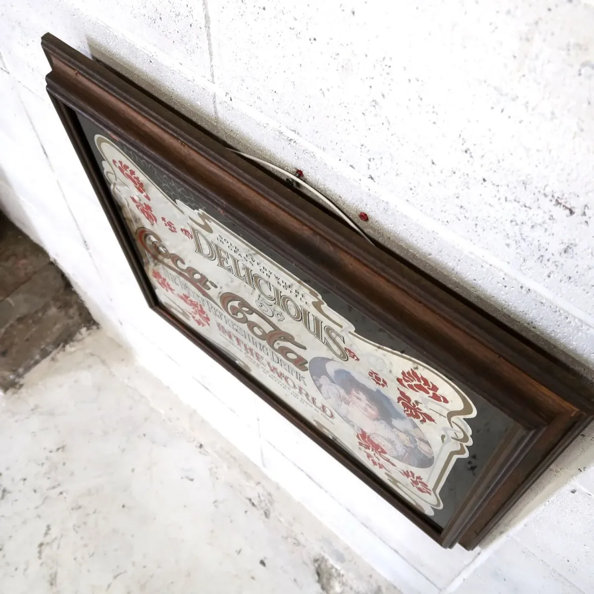 Coca Cola ビンテージ パブミラー