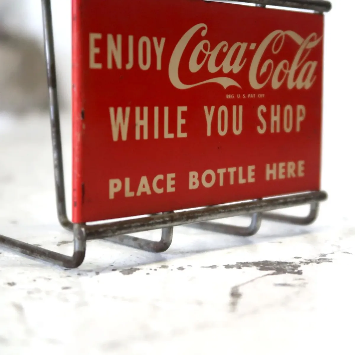 50‘s～ コカコーラ ビンテージ ボトルラック