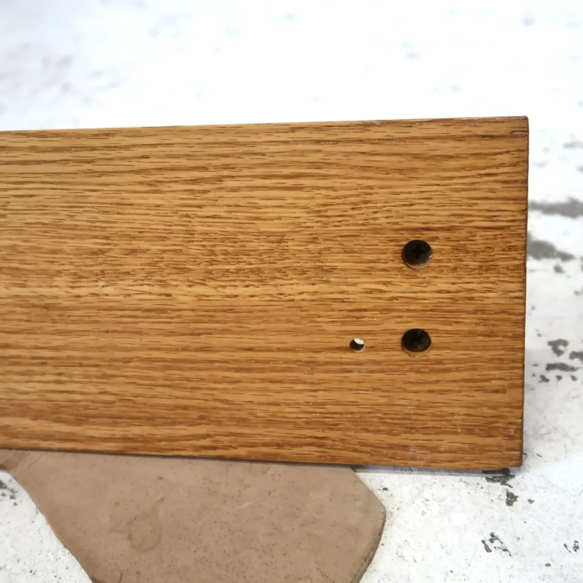 ビンテージ ウッド タオルラック