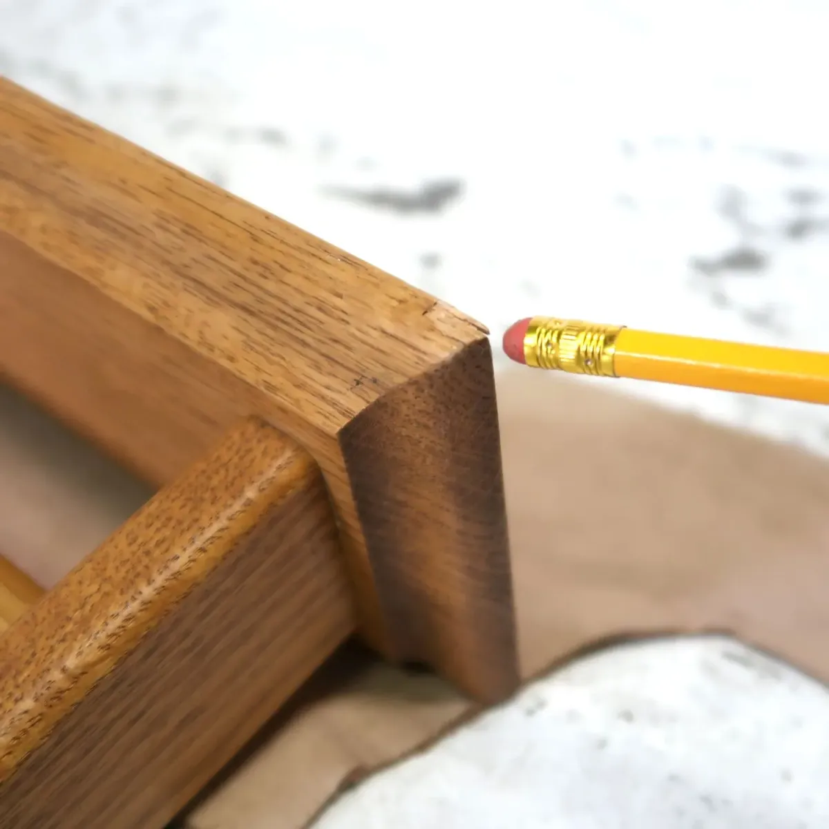 ビンテージ ウッド タオルラック