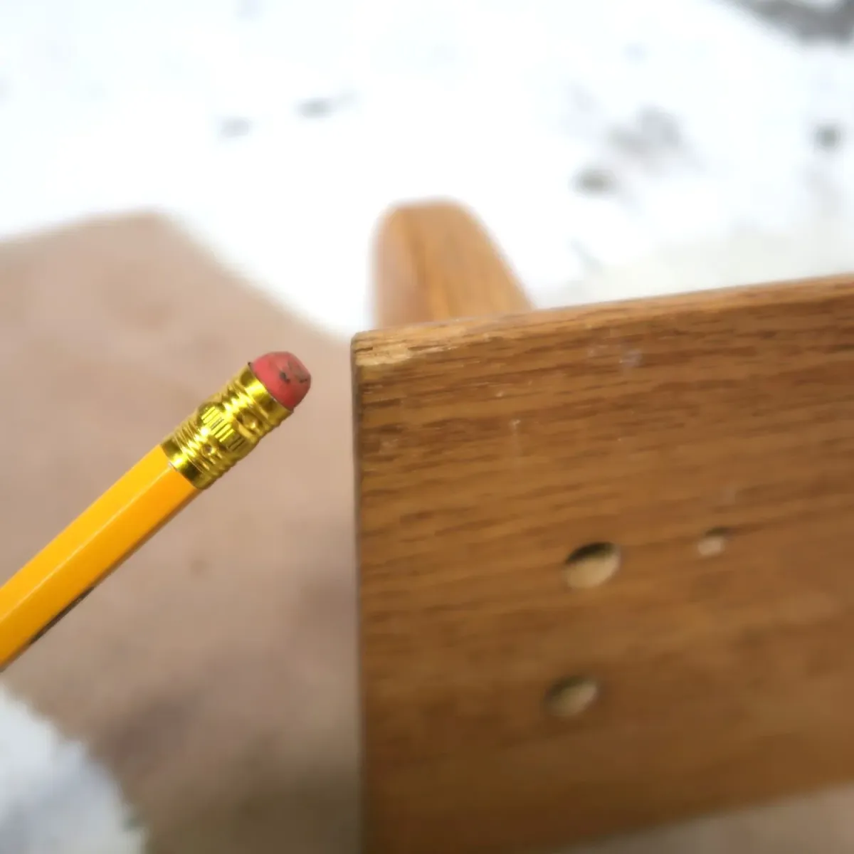 ビンテージ ウッド タオルラック