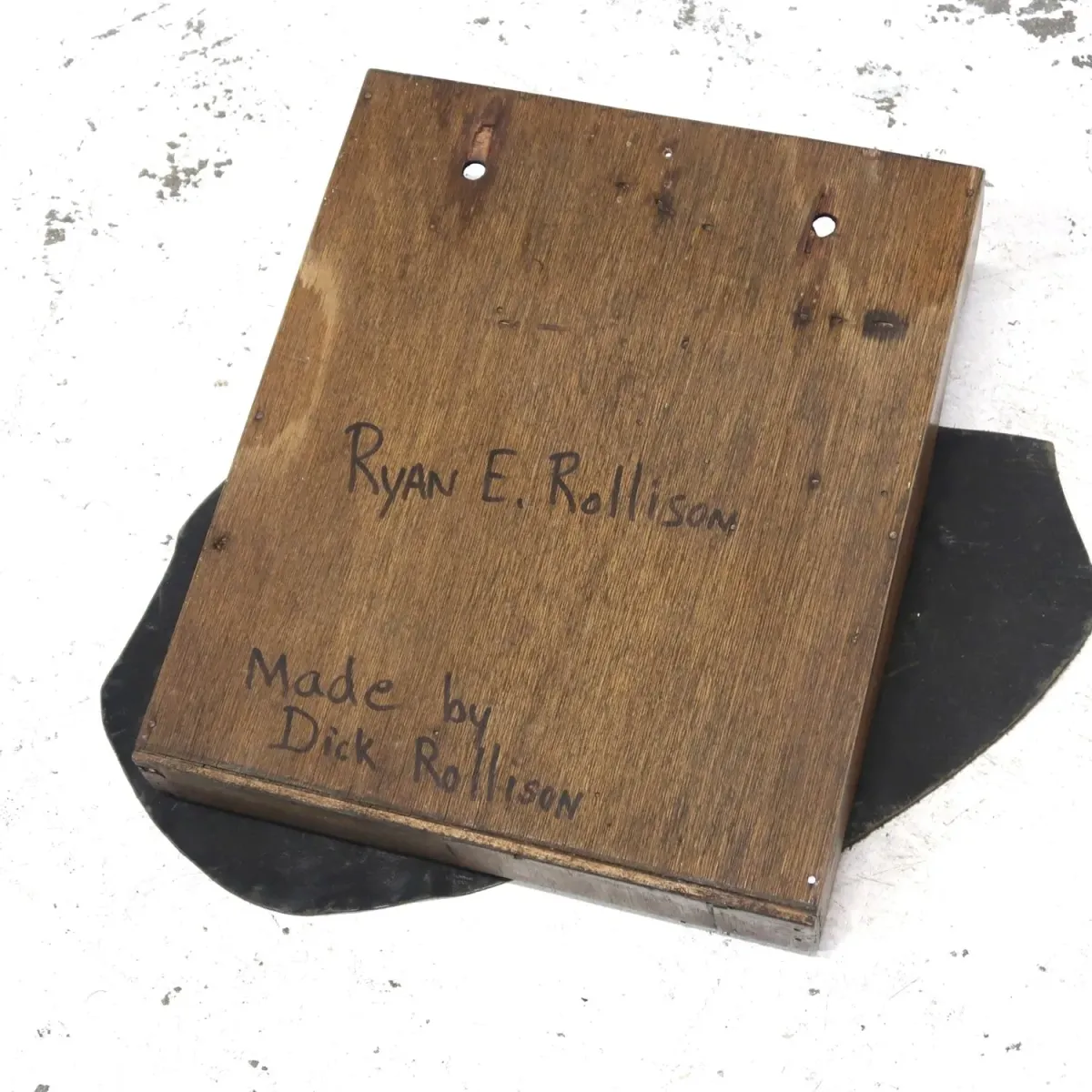 ビンテージ ウッド ウォールラック