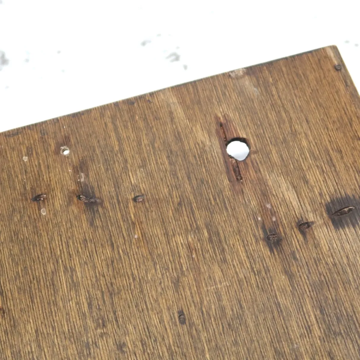 ビンテージ ウッド ウォールラック