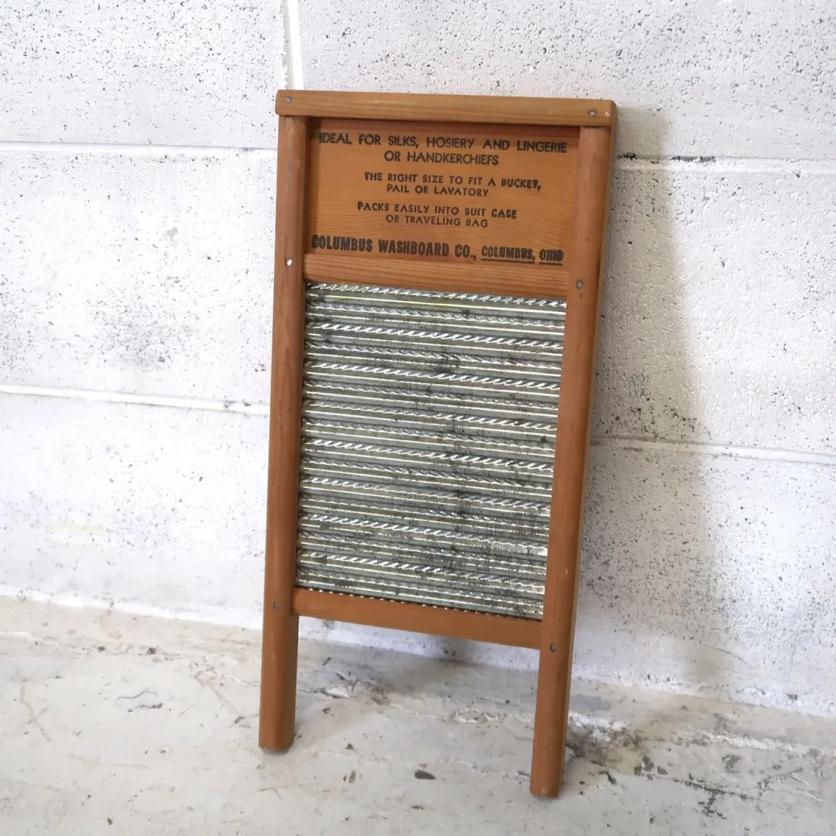 COLUMBUS ビンテージ ウォッシュボード 洗濯板