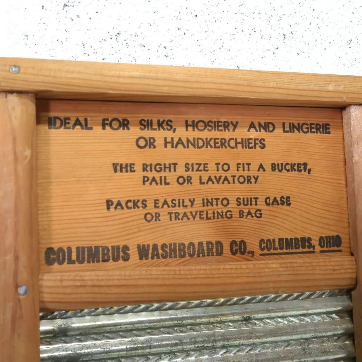 COLUMBUS ビンテージ ウォッシュボード 洗濯板