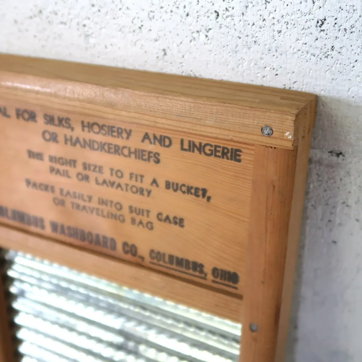 COLUMBUS ビンテージ ウォッシュボード 洗濯板