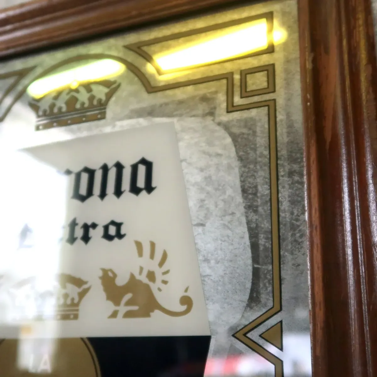 Corona Extra ビンテージ パブミラー