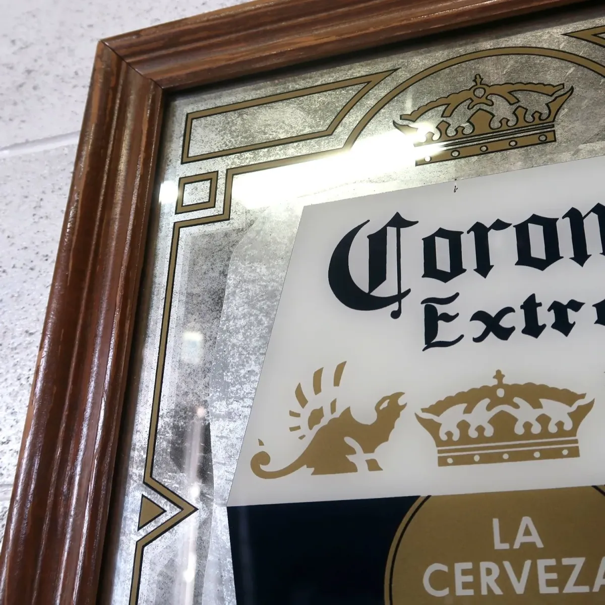 Corona Extra ビンテージ パブミラー