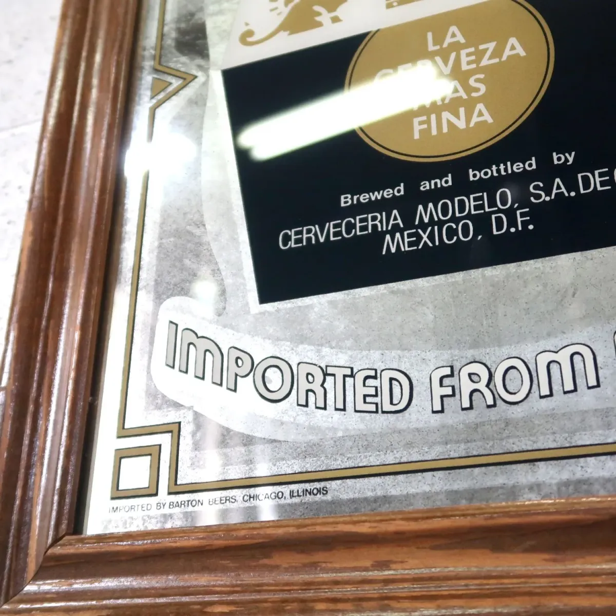 Corona Extra ビンテージ パブミラー