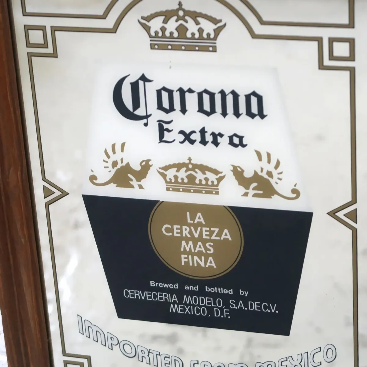 Corona Extra ビンテージ パブミラー