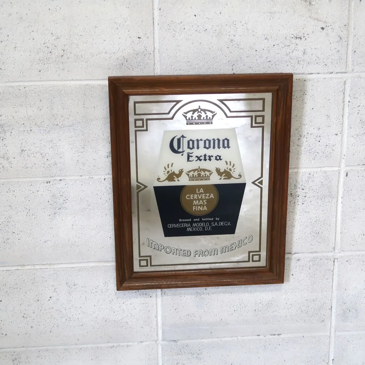 Corona Extra ビンテージ パブミラー