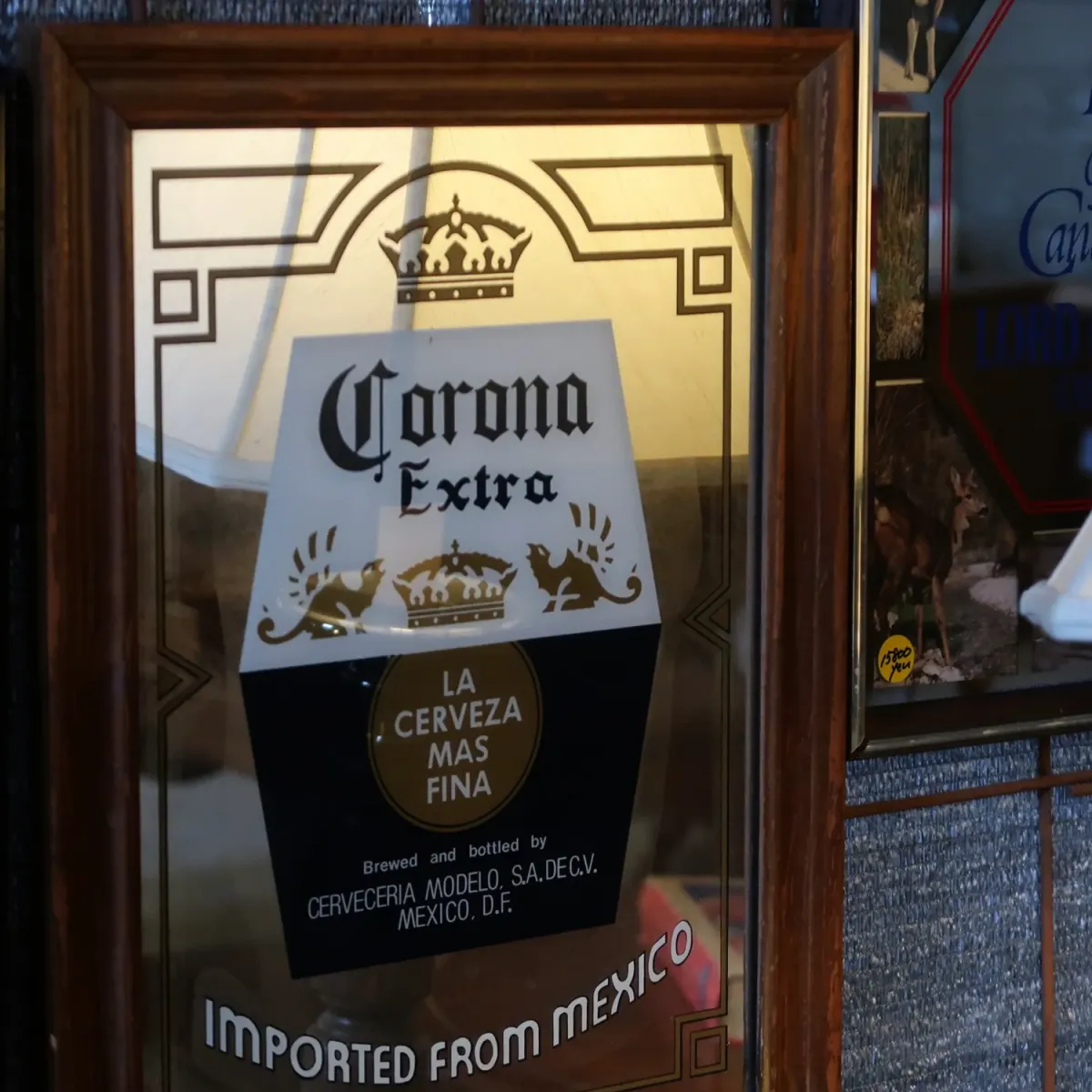 Corona Extra ビンテージ パブミラー