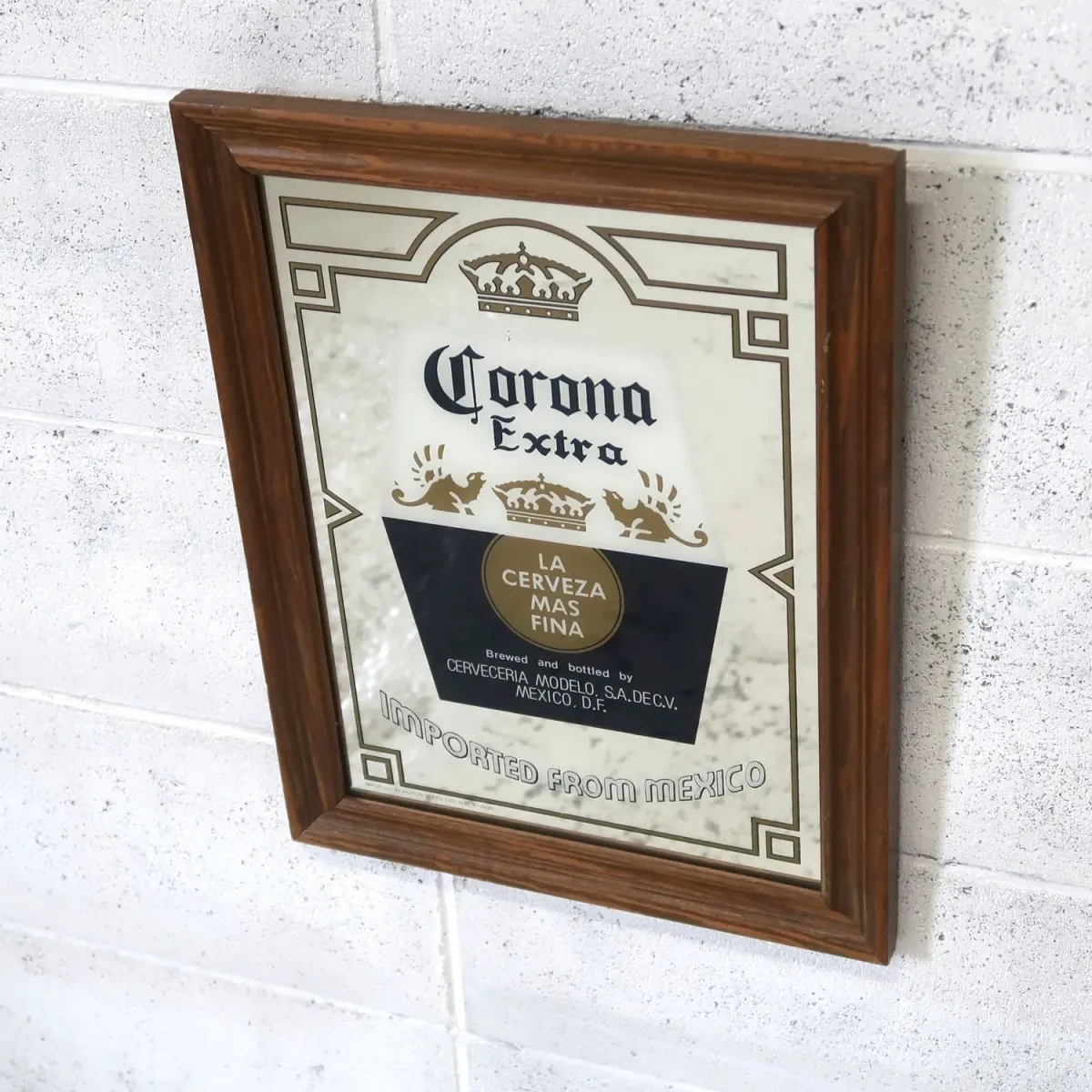 Corona Extra ビンテージ パブミラー