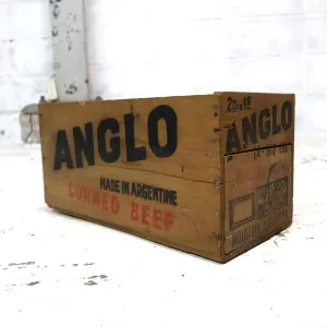 ANGLO ビンテージ ウッドボックス